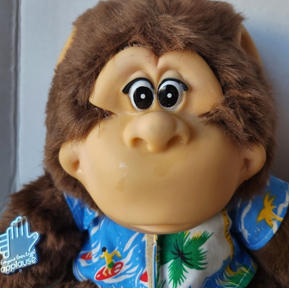 Vintage 1989 Applause Leon & Rosie Vinyl Face Chimpanzees NWT - Picture 5 of 17